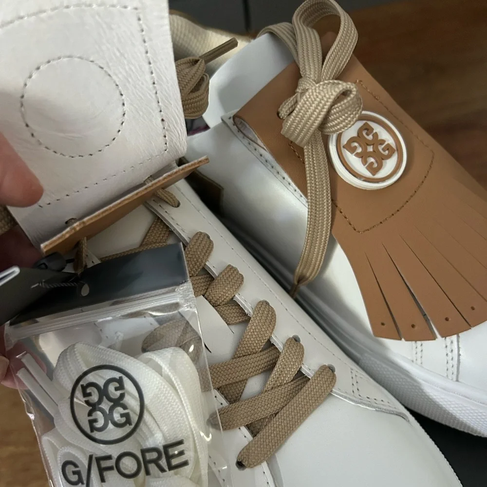 G/Fore Womens Ltd Ed Durf Kiltie Two Tone Golf Shoe Sneaker Size 8 G4LS23EF44KKR - Picture 3 of 5